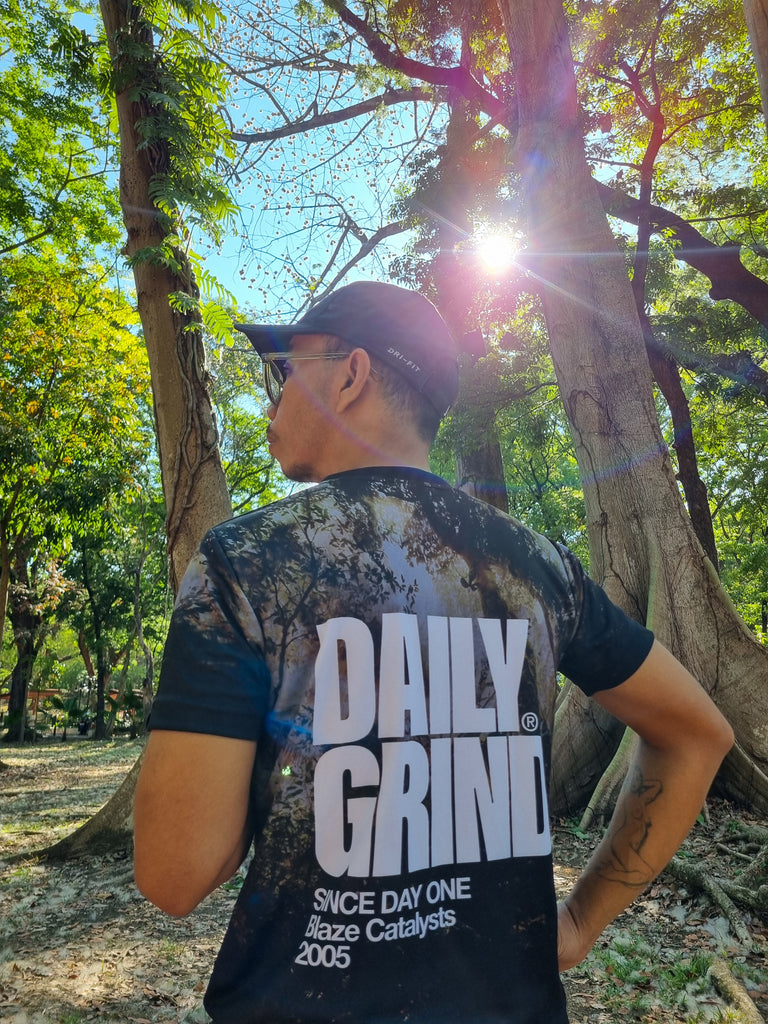 DAILY GRIND BLAZE FOREST JERSEY BROWN