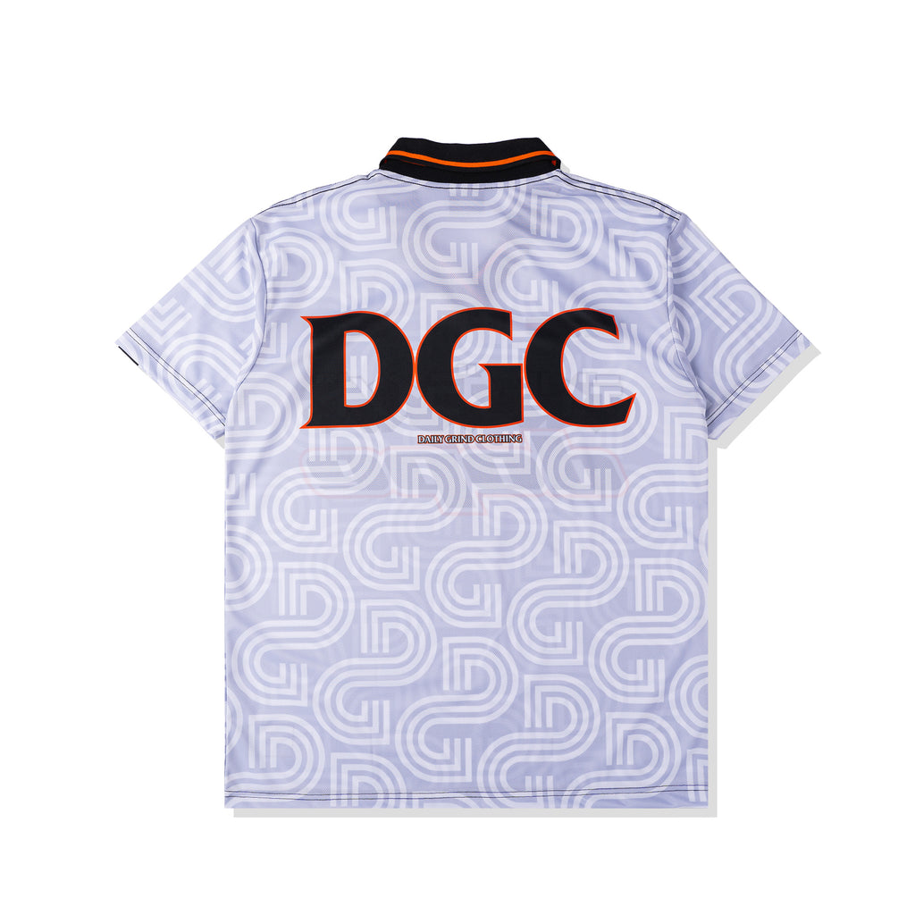 DAILY GRIND DOPE JERSEY POLO WHITE