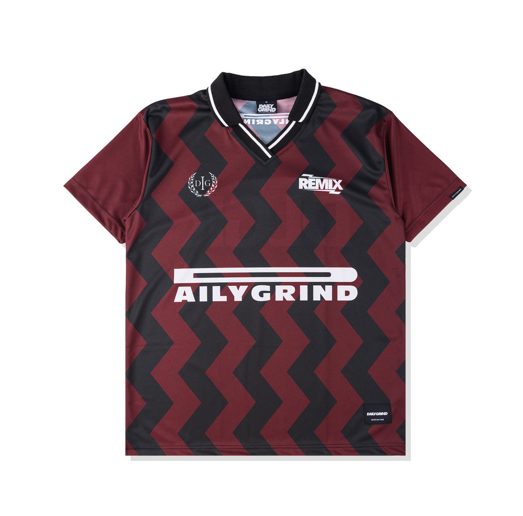 DAILY GRIND INTER ONE JERSEY POLO MAROON