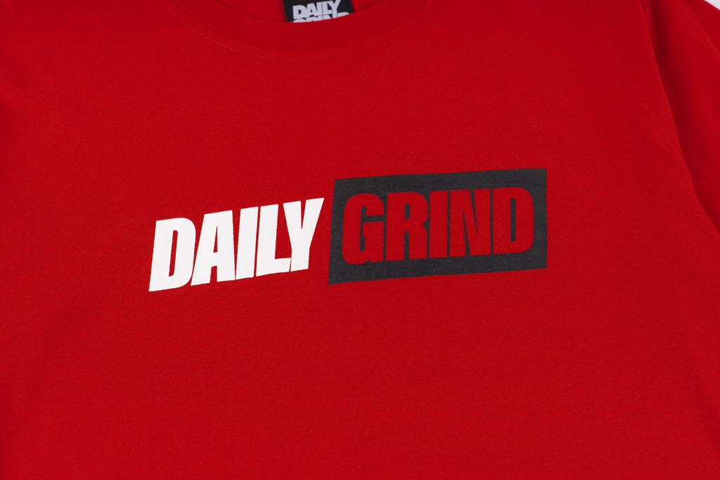 DAILY GRIND TWICE TSHIRT RED