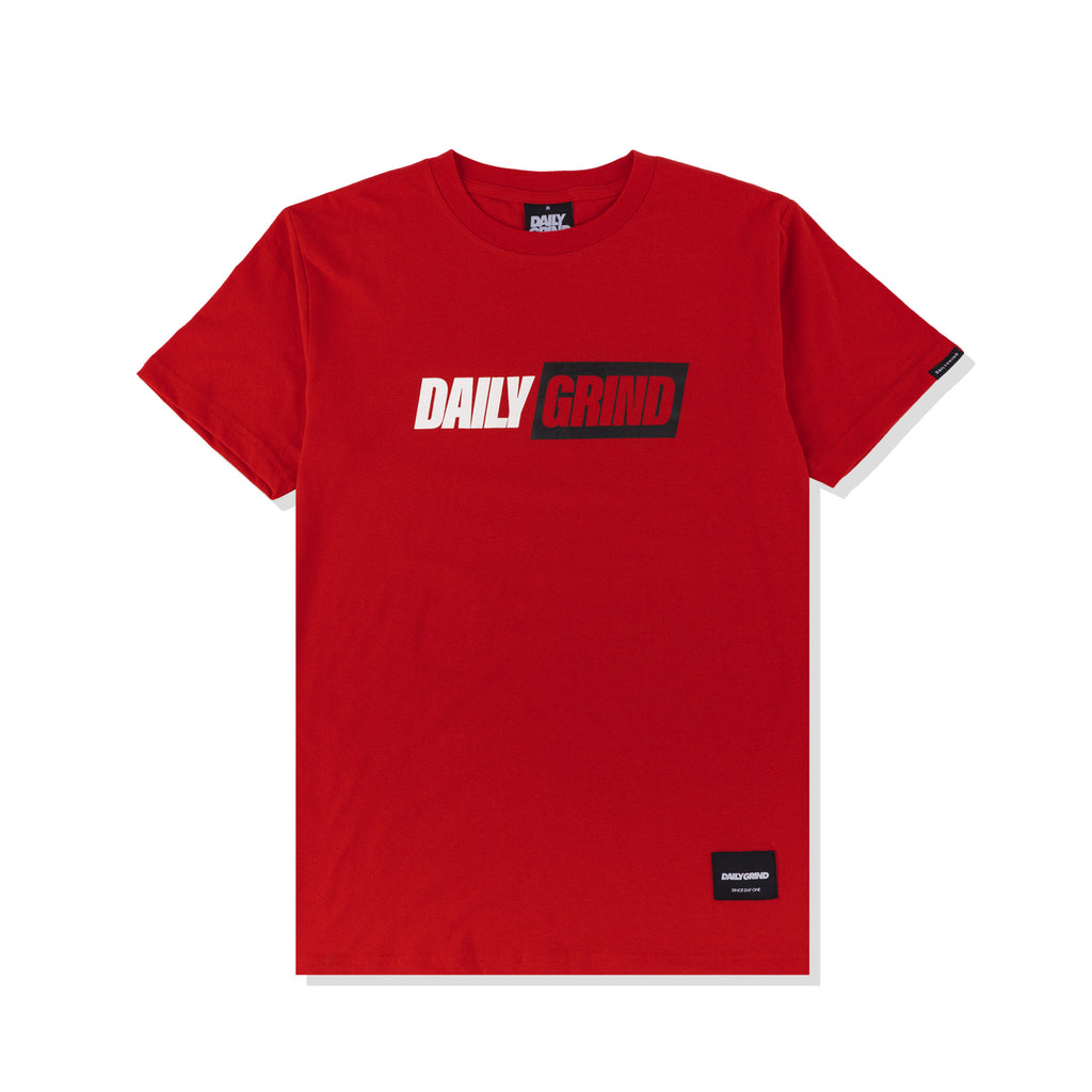 DAILY GRIND TWICE TSHIRT RED
