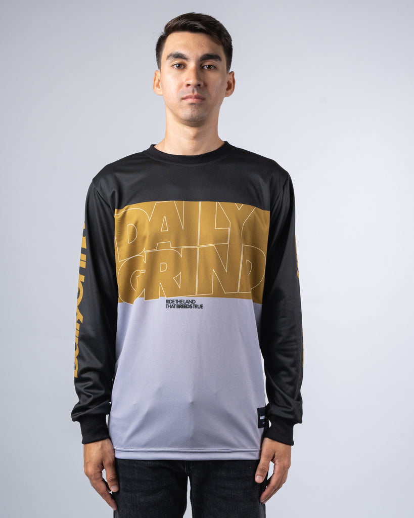 DAILY GRIND 3FOLD JERSEY LONGSLEEVES GRAY