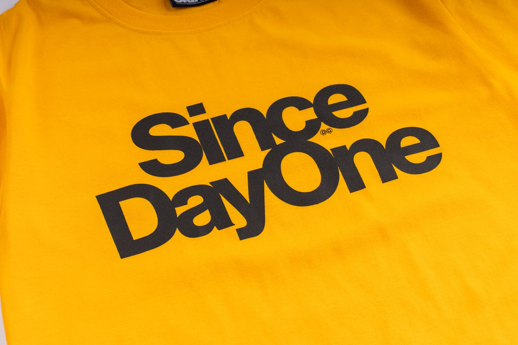 DAILY GRIND SINCE DAY ONE TSHIRT CHROME YELLOW