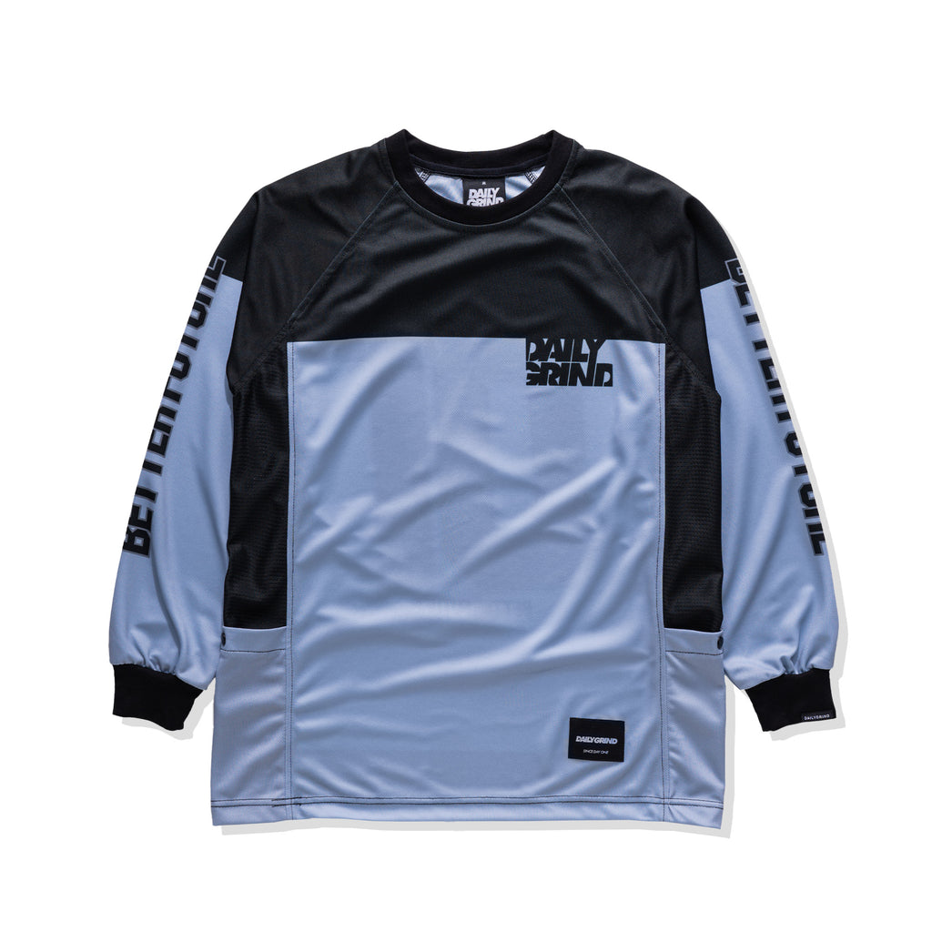 DAILY GRIND BETTER FUTURE JERSEY LONGSLEEVES GRAY