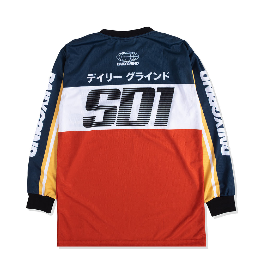 DAILY GRIND MOMENTUM JERSEY LONGSLEEVES RED