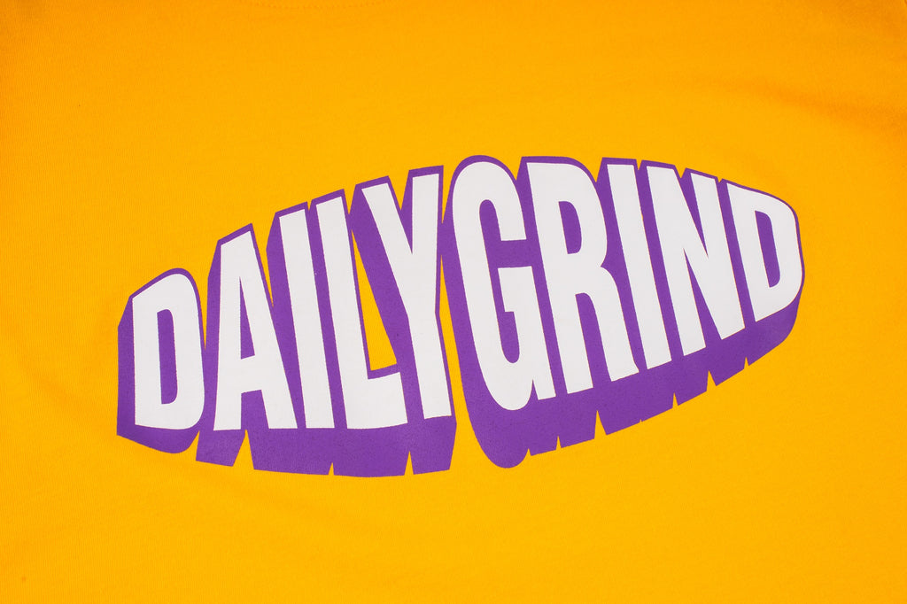 DAILY GRIND OVOID TSHIRT CHROME YELLOW