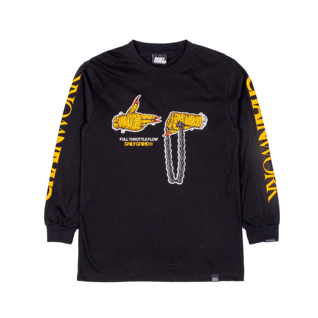 DAILY GRIND FULL CHAIN LONGSLEEVES BLACK