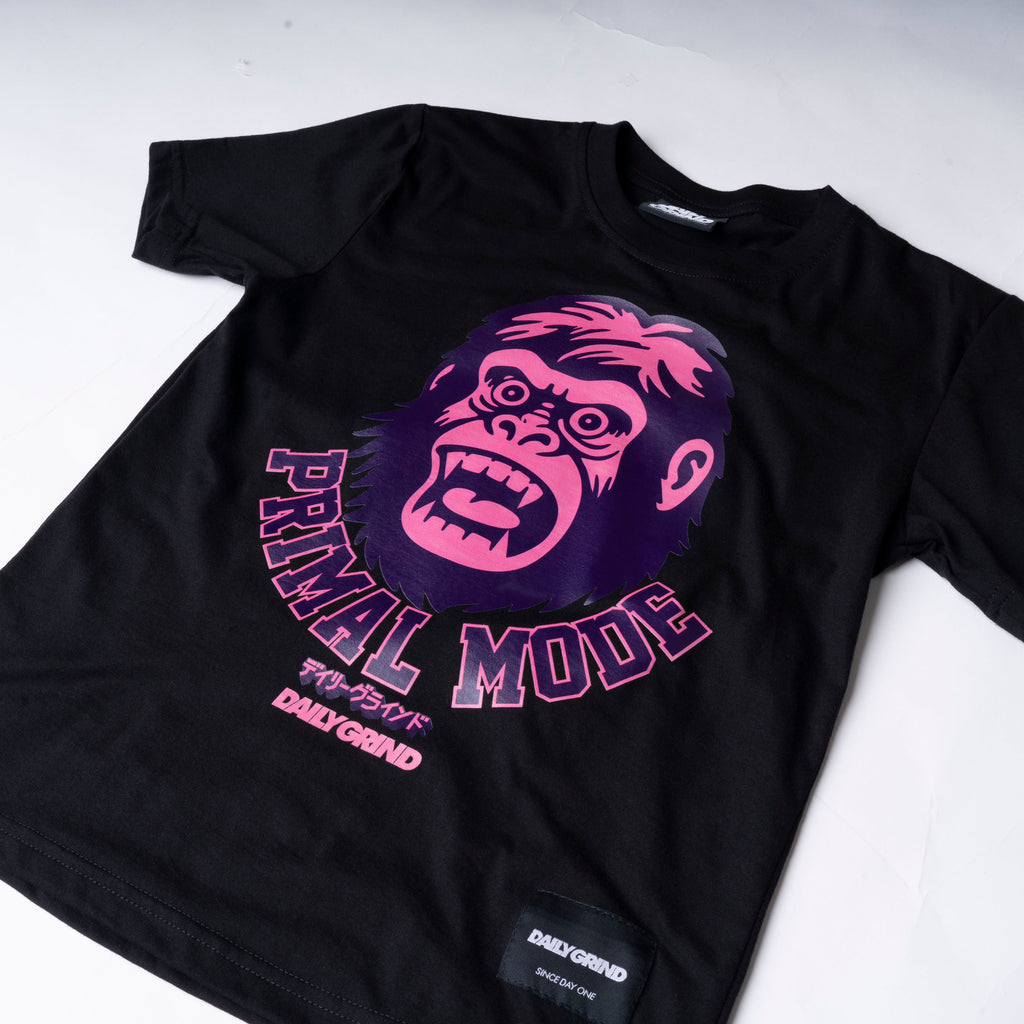 DAILY GRIND PRIMAL TSHIRT FOR KIDS BLACK