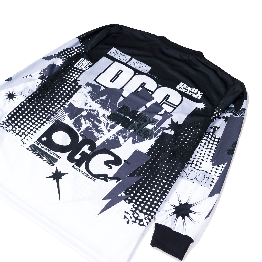 DAILY GRIND OFFSETDREAM JERSEY LONGSLEEVES BLACK