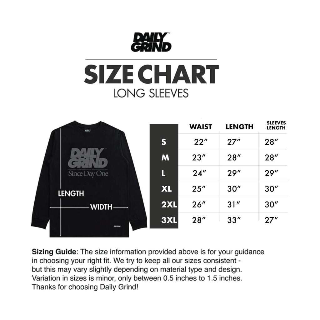DAILY GRIND BASELINE JERSEY LONGSLEEVES NAVY BLUE | Daily Grind Store PH