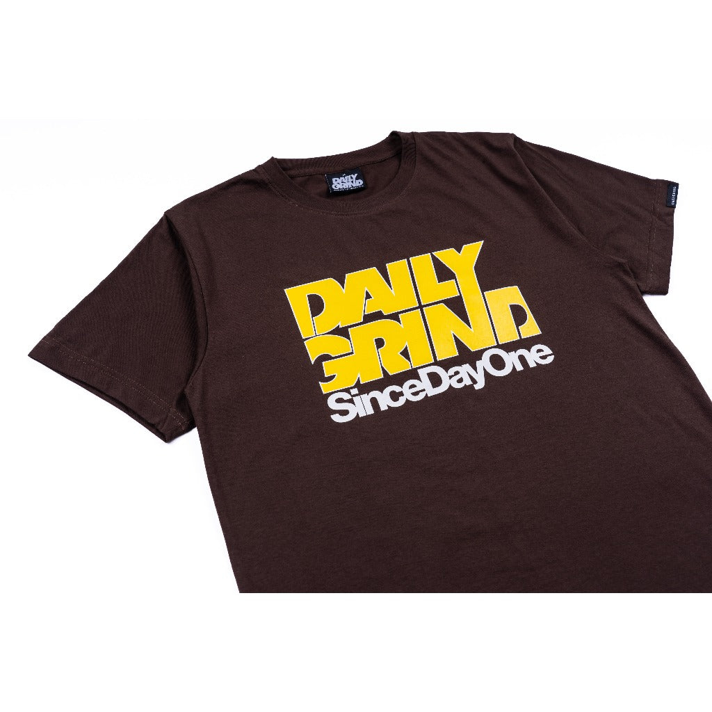 DAILY GRIND SHEAR ONE TSHIRT BROWN