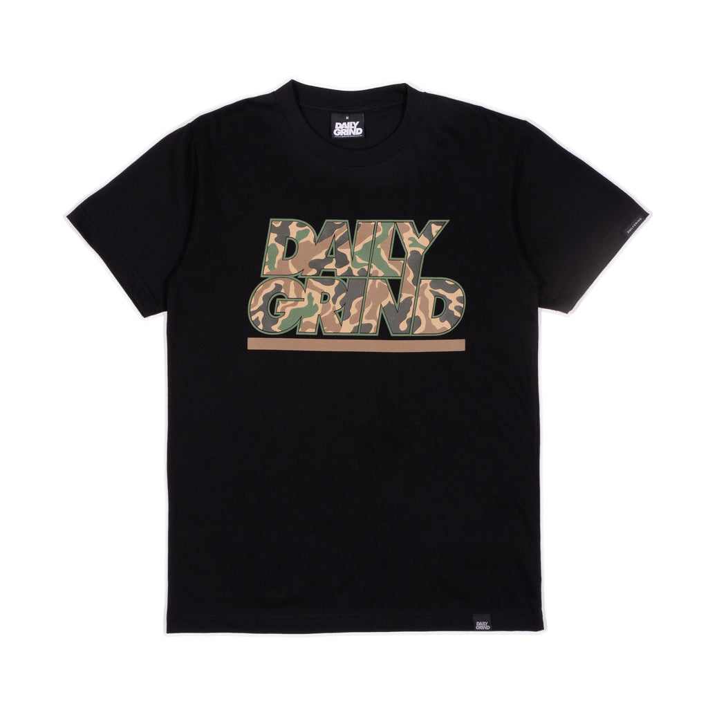 DAILY GRIND MAIN DEFENSE TSHIRT BLACK