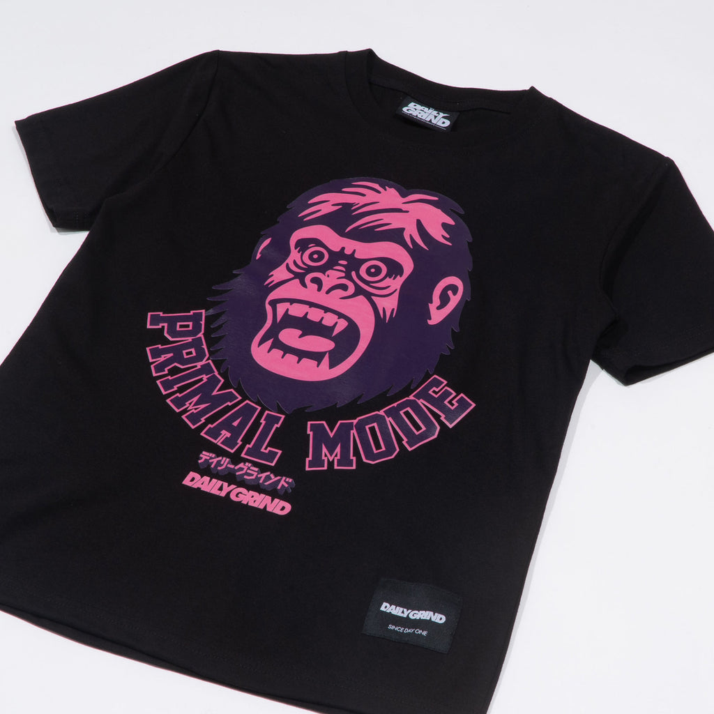 DAILY GRIND PRIMAL TSHIRT FOR KIDS BLACK
