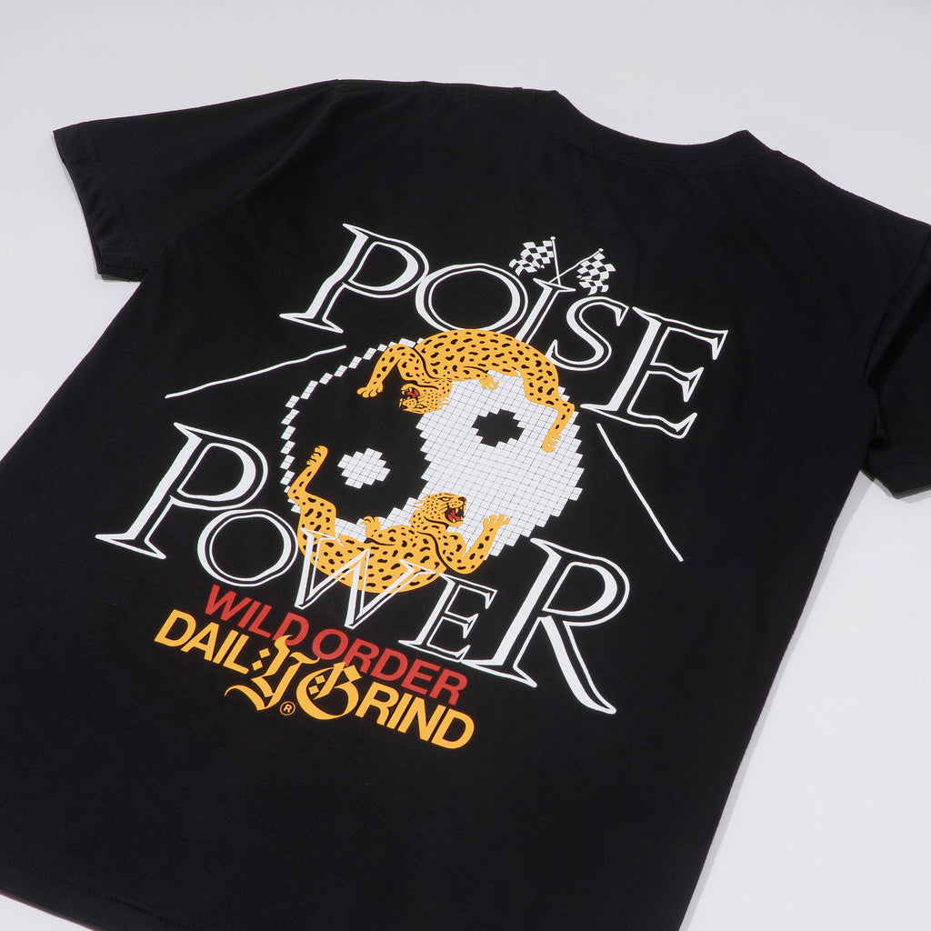 DAILY GRIND POISE POWER TSHIRT BLACK