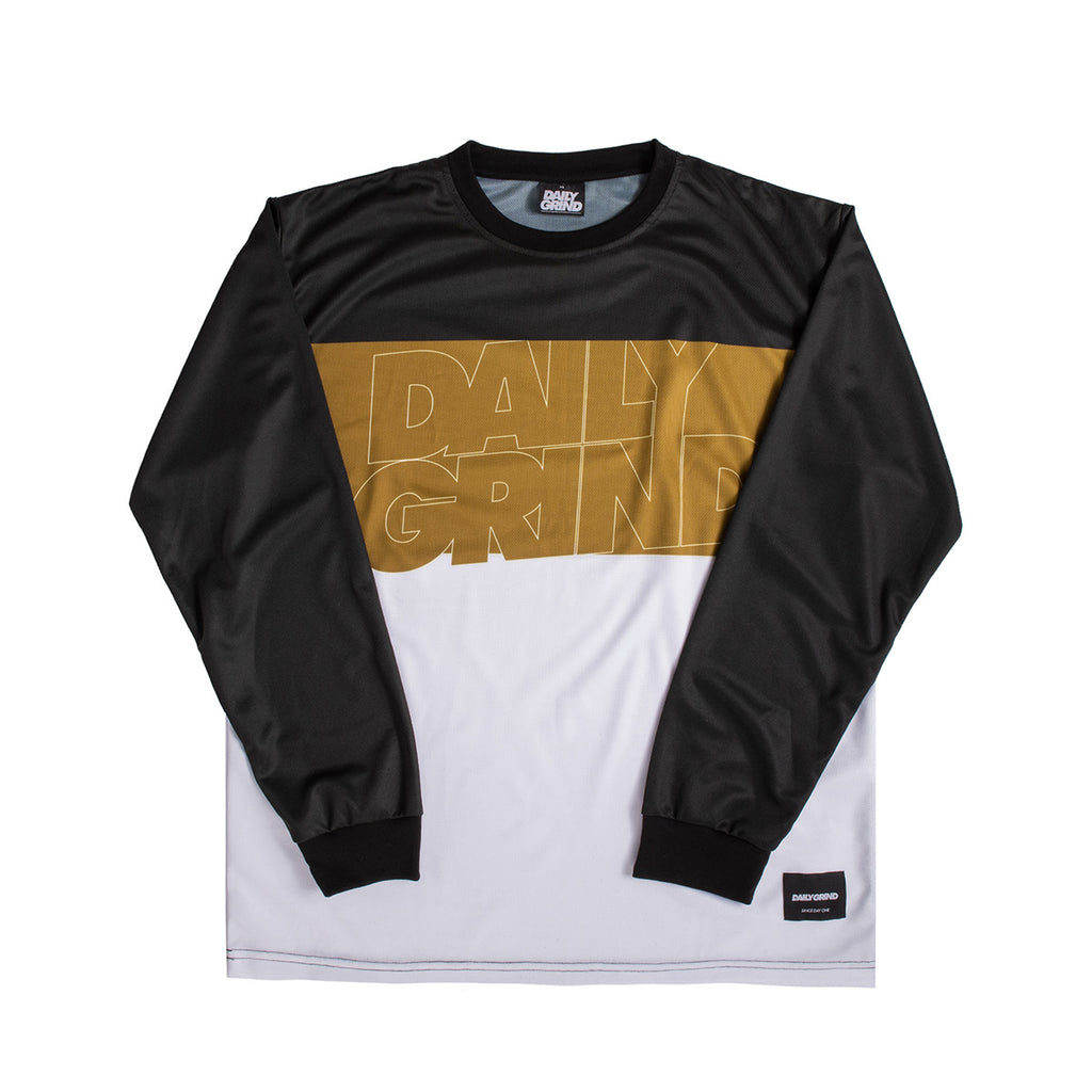 DAILY GRIND 3FOLD JERSEY LONGSLEEVES WHITE