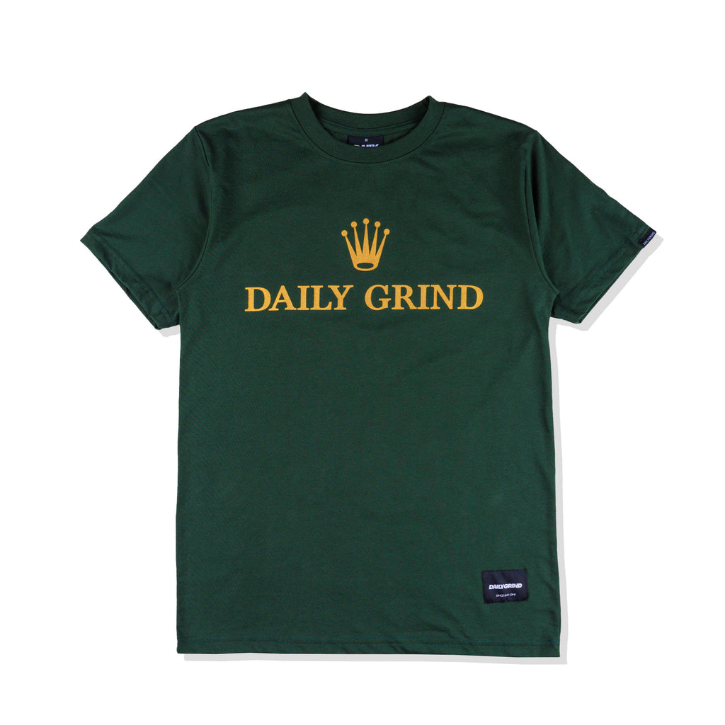 DAILY GRIND MINUTE TSHIRT MOSS GREEN