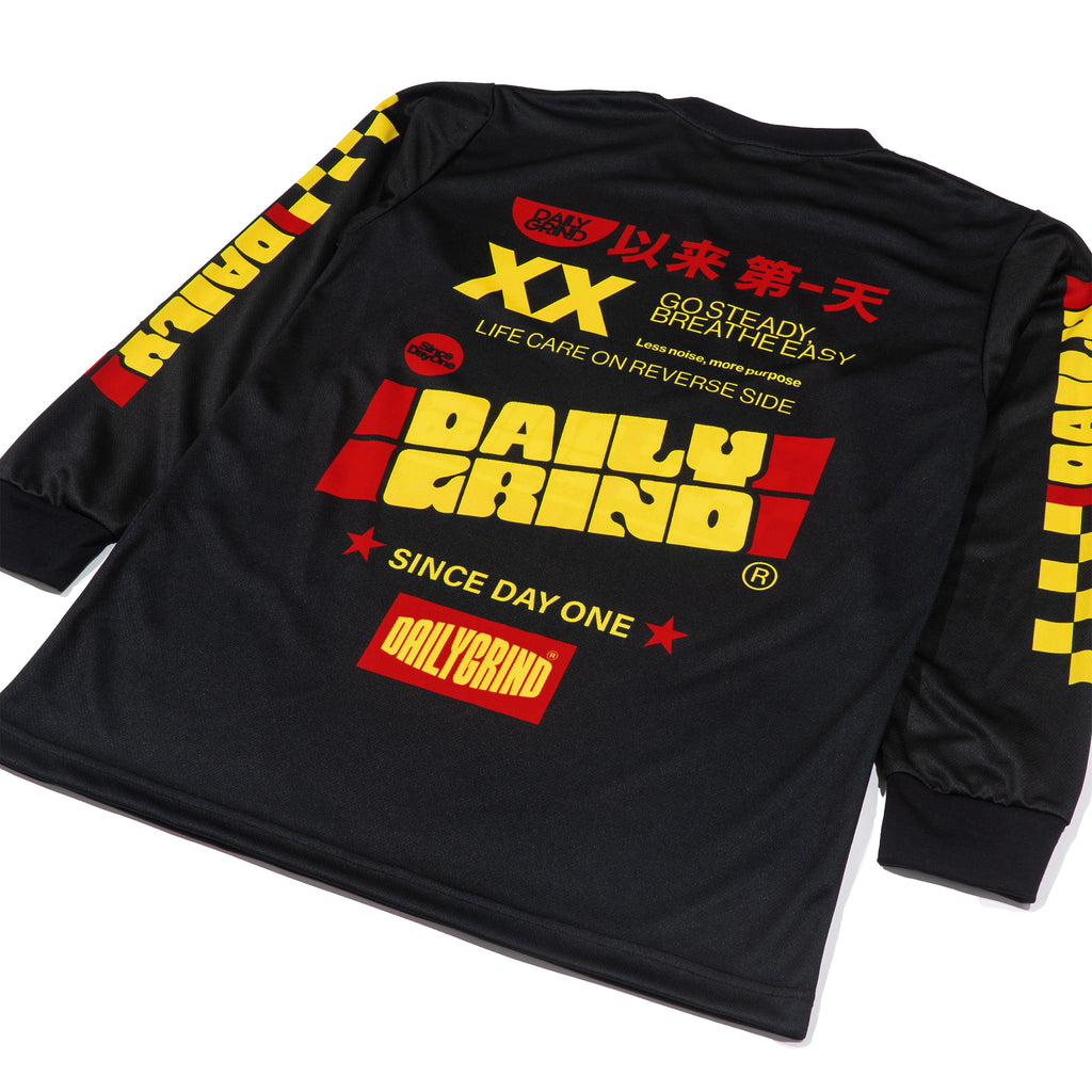 DAILY GRIND FORMLINE JERSEY LONGSLEEVES BLACK