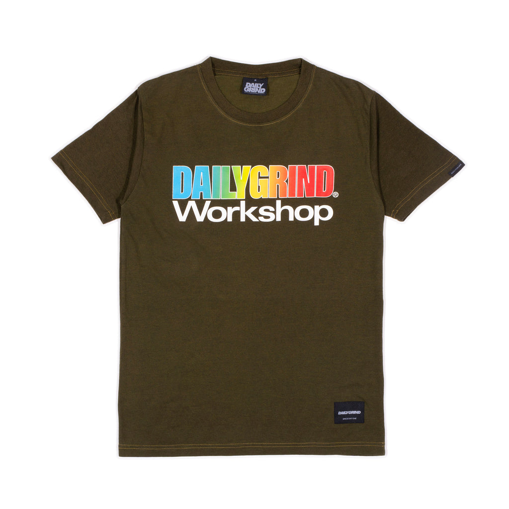 DAILY GRIND BLAZE WORKSHOP TSHIRT BLACK