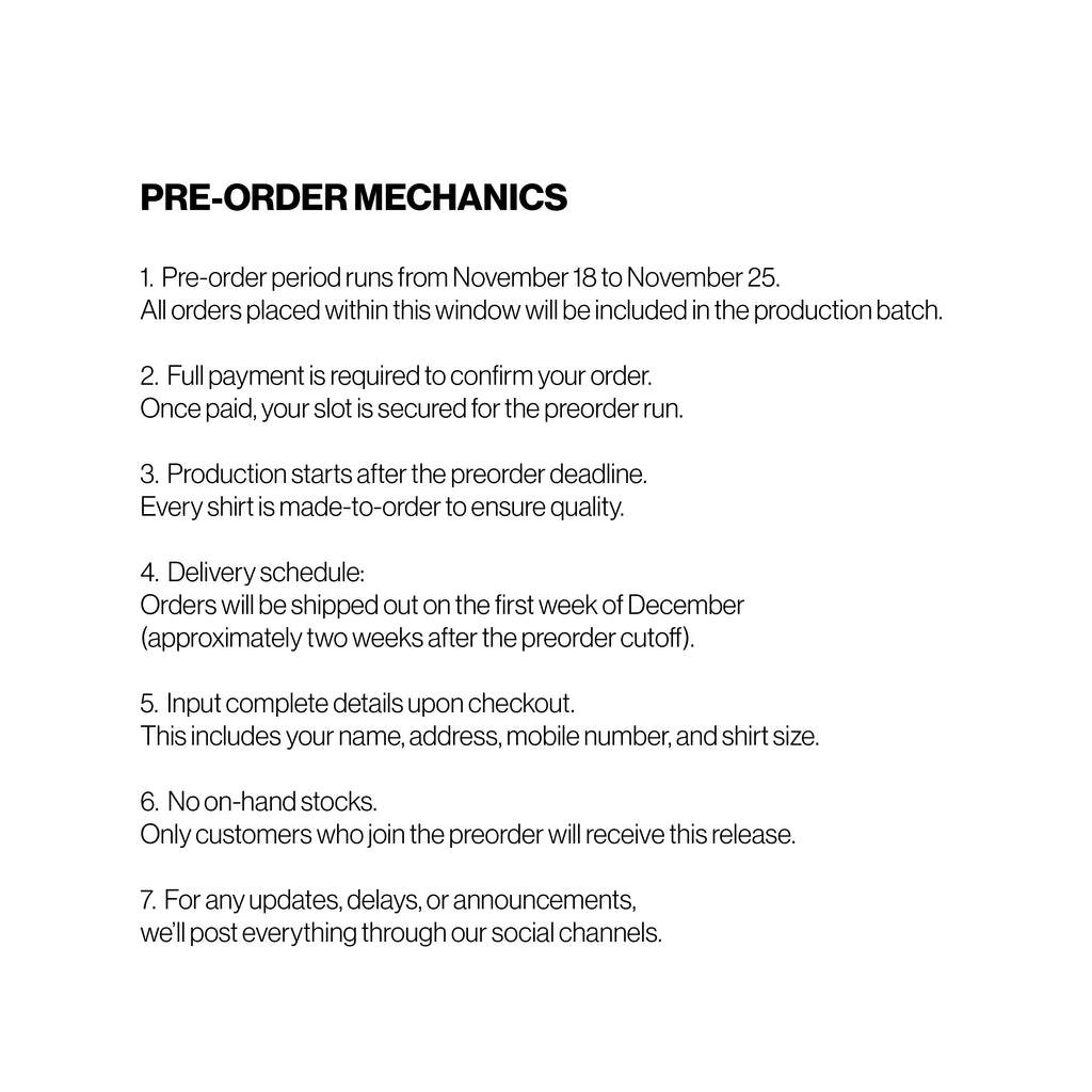 (PRE-ORDER) DAILY GRIND x TARSIUS LONGSLEEVES BLACK