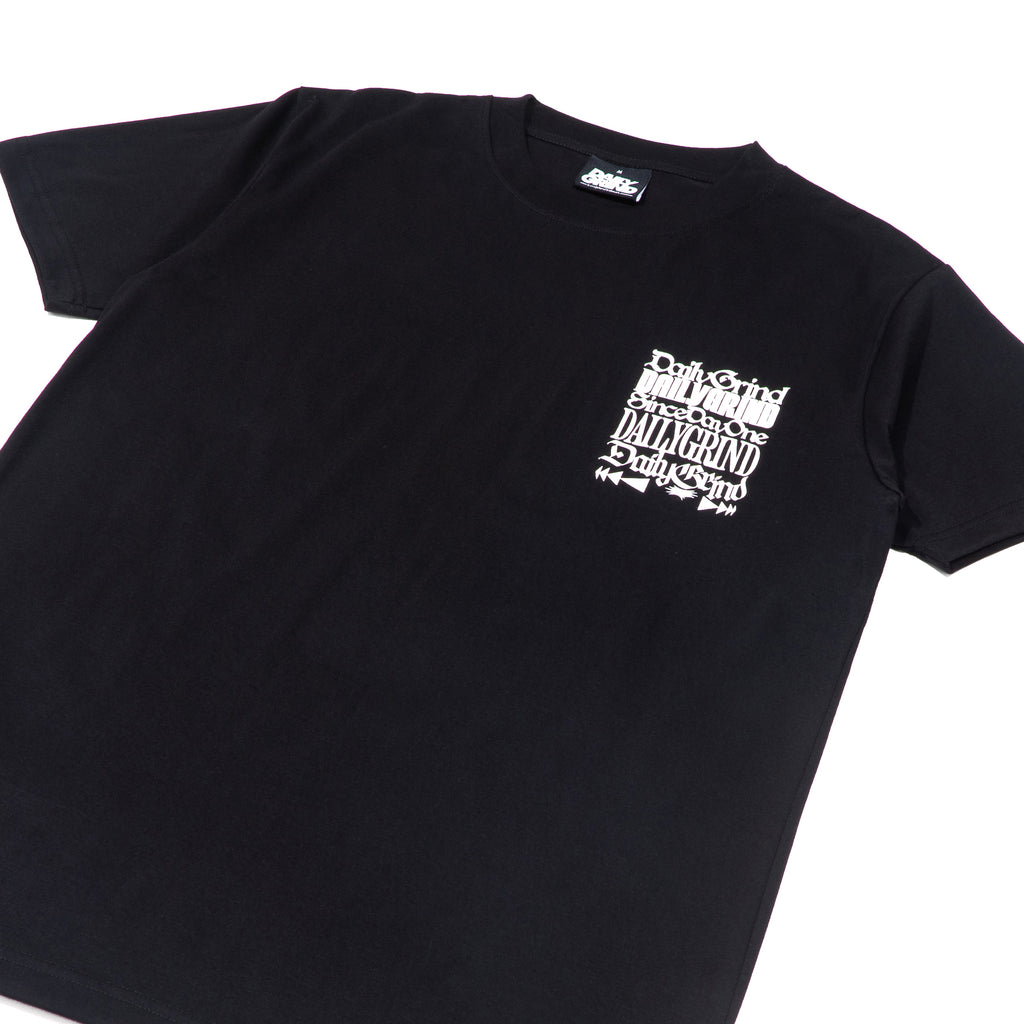 DAILY GRIND SHIFTED TSHIRT BLACK