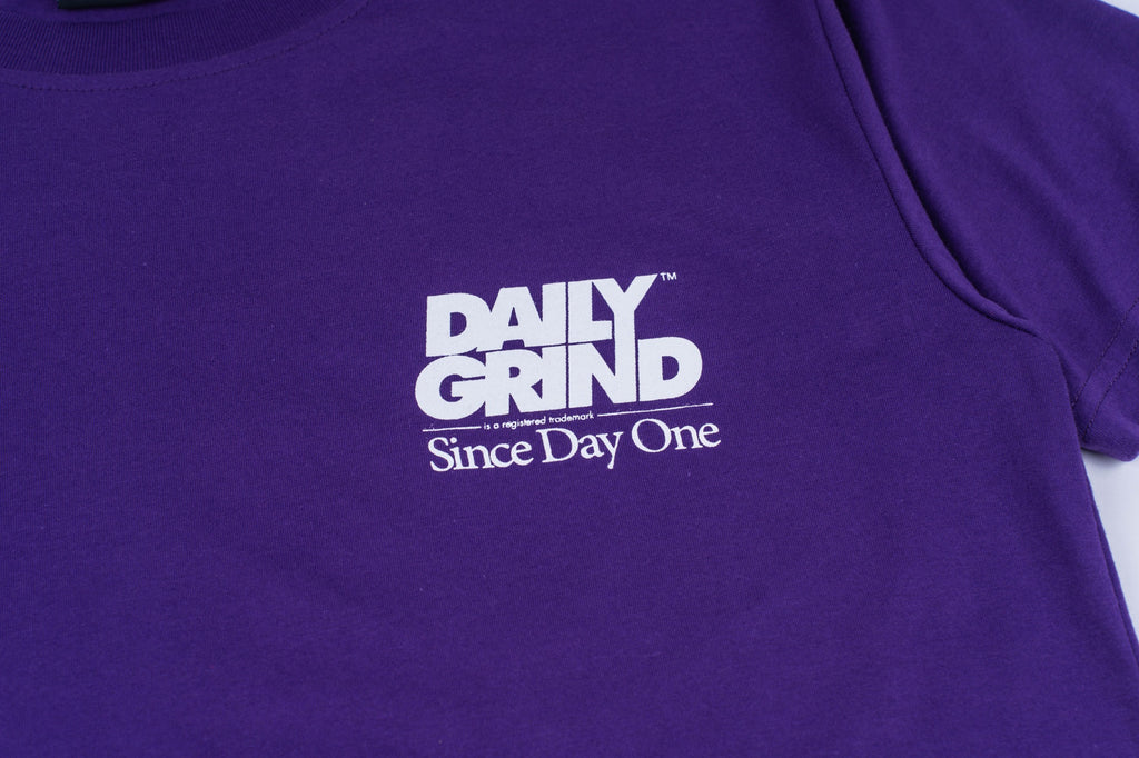 DAILY GRIND CENTRAL TSHIRT PURPLE