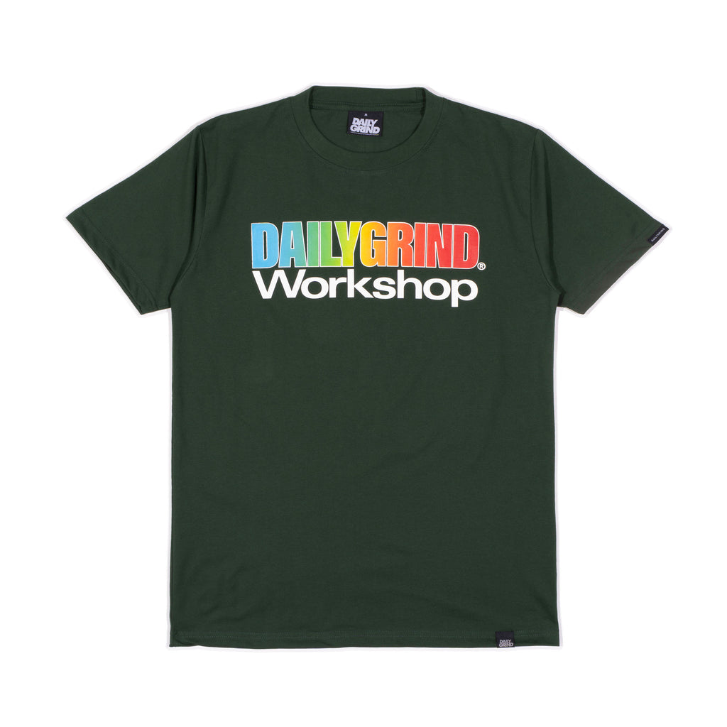 DAILY GRIND BLAZE WORKSHOP TSHIRT WASHED FATIGUE