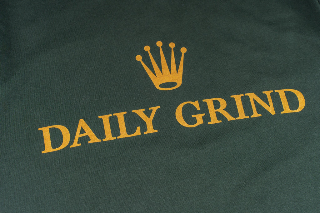 DAILY GRIND MINUTE TSHIRT MOSS GREEN