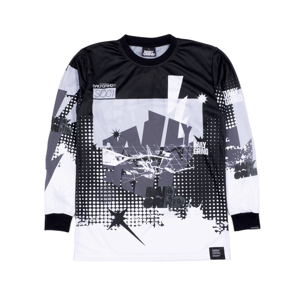 DAILY GRIND OFFSETDREAM JERSEY LONGSLEEVES BLACK