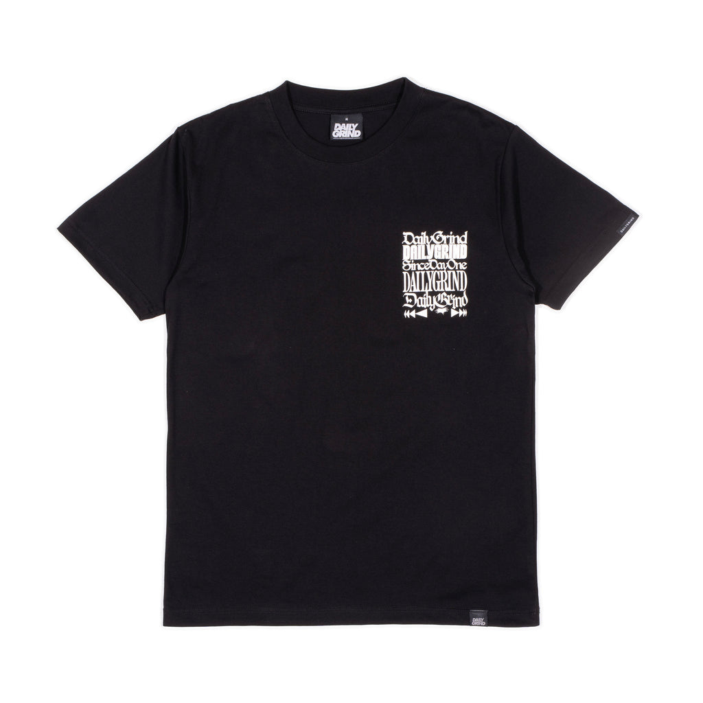DAILY GRIND SHIFTED TSHIRT BLACK