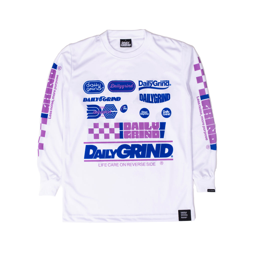 DAILY GRIND FORMLINE JERSEY LONGSLEEVES WHITE