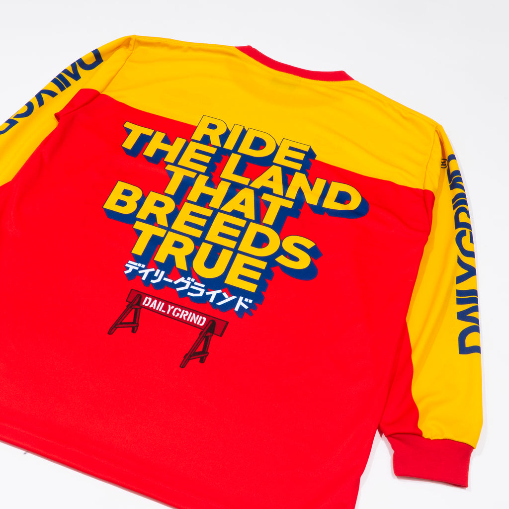 DAILY GRIND TRUE BREED JERSEY LONGSLEEVES YELLOW