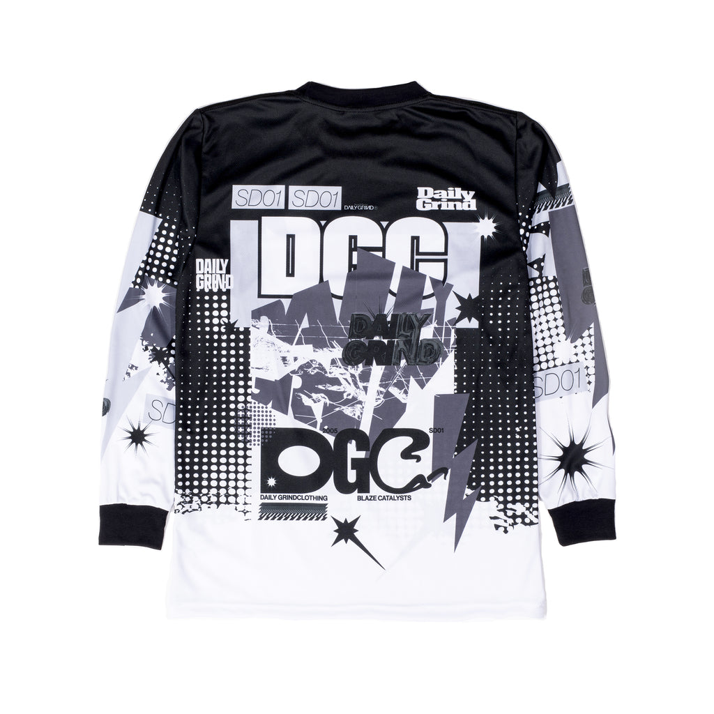DAILY GRIND OFFSETDREAM JERSEY LONGSLEEVES BLACK