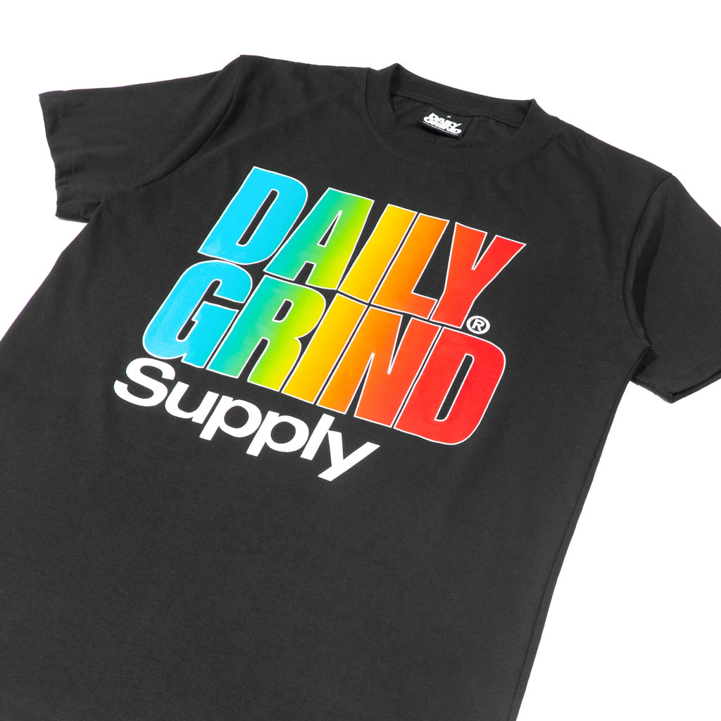 DAILY GRIND BLAZE SUPPLY TSHIRT BLACK