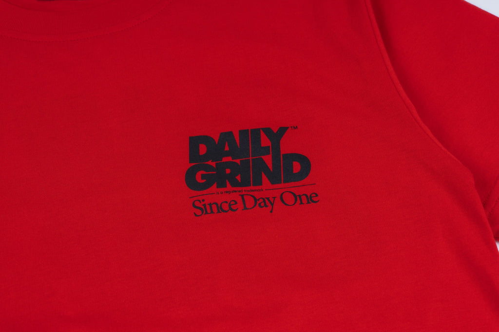 DAILY GRIND CENTRAL TSHIRT RED