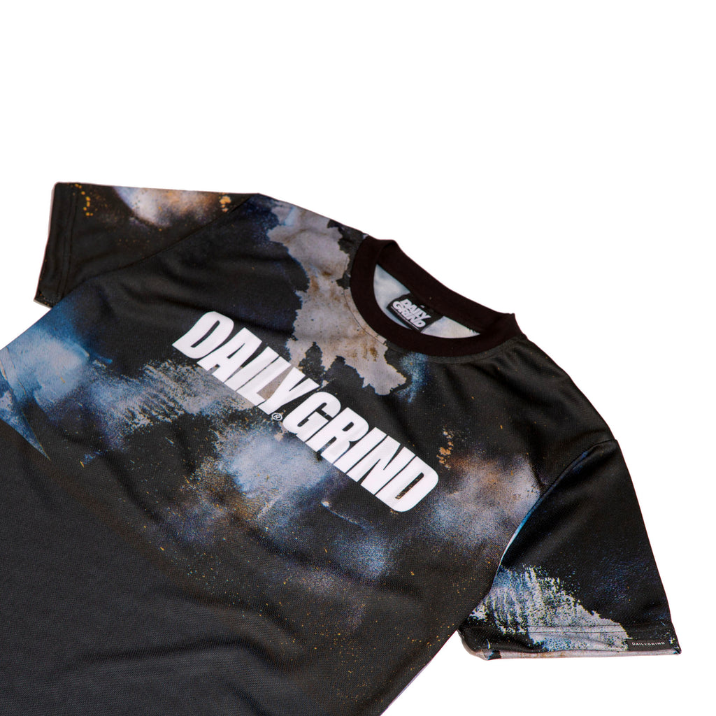 DAILY GRIND BLAZE BURN SIDE JERSEY SHORTSLEEVE BLACK