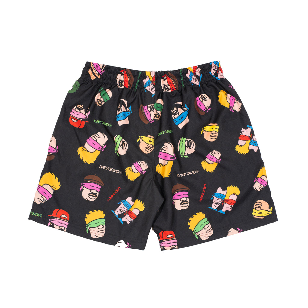 DAILY GRIND BRAINS SHORTS BLACK