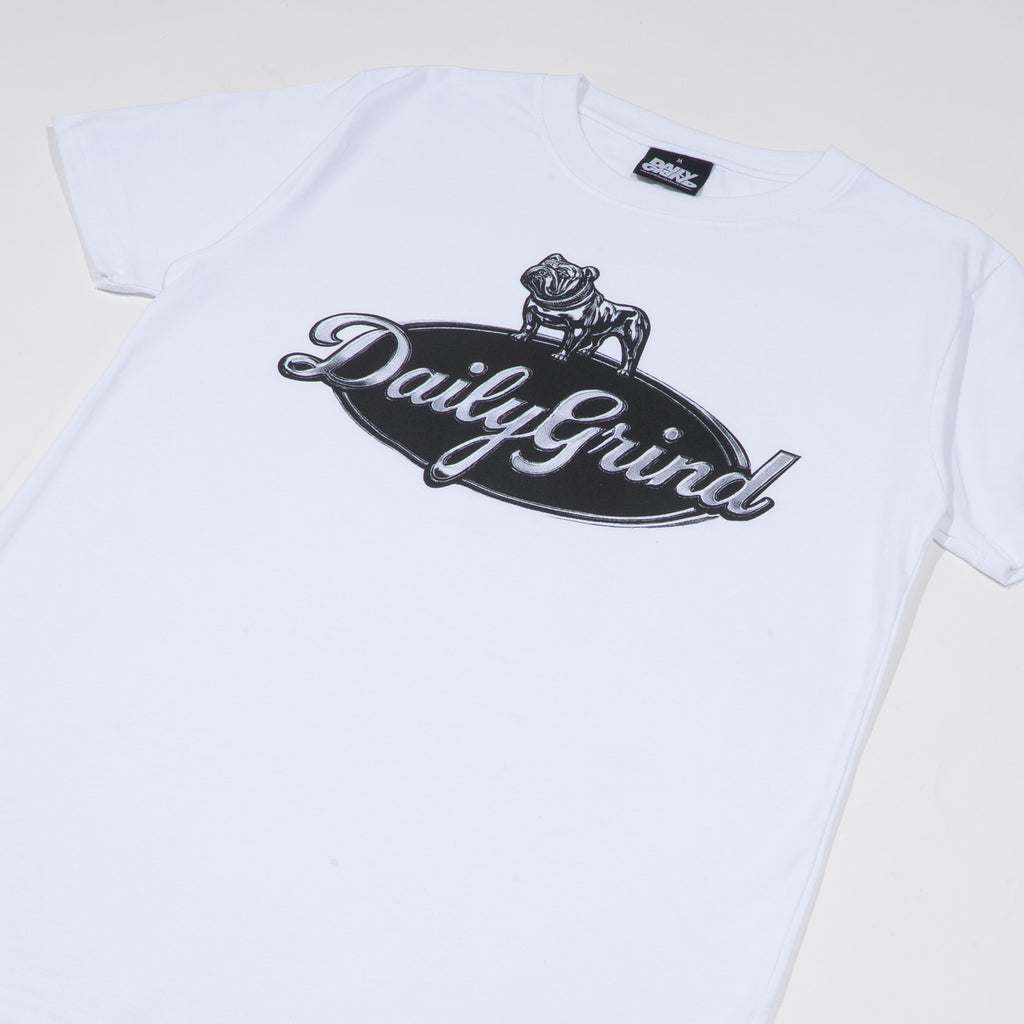 DAILY GRIND BULLY TSHIRT WHITE