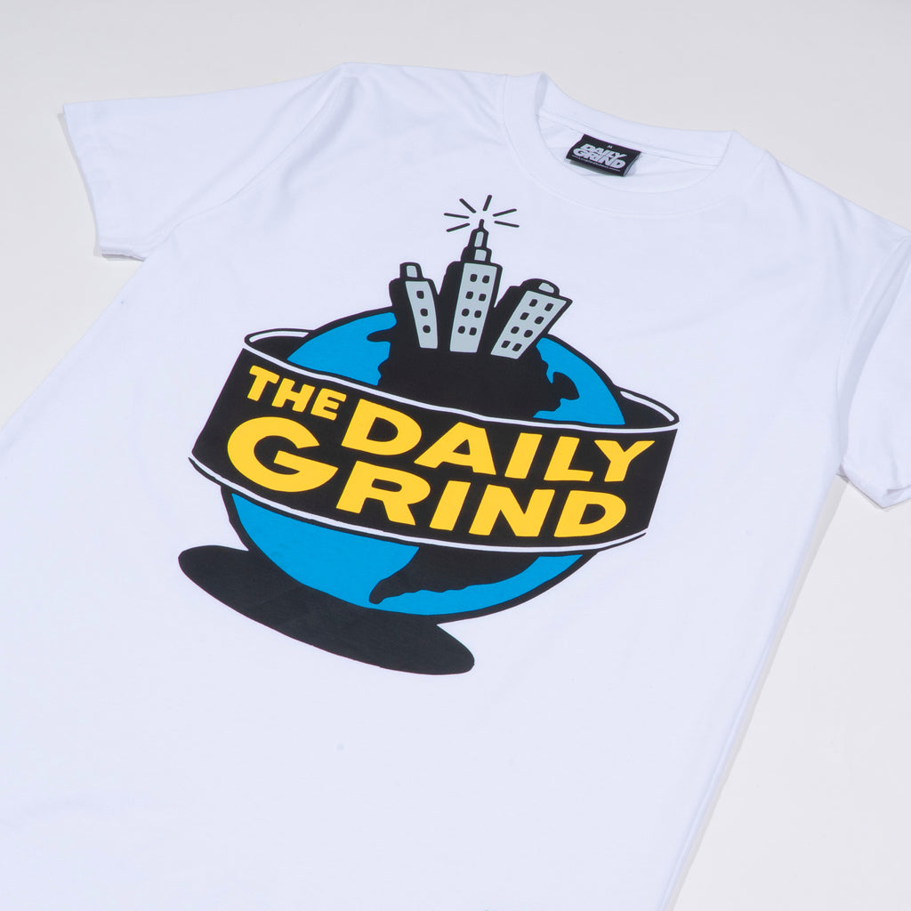 DAILY GRIND COMICAL TSHIRT WHITE