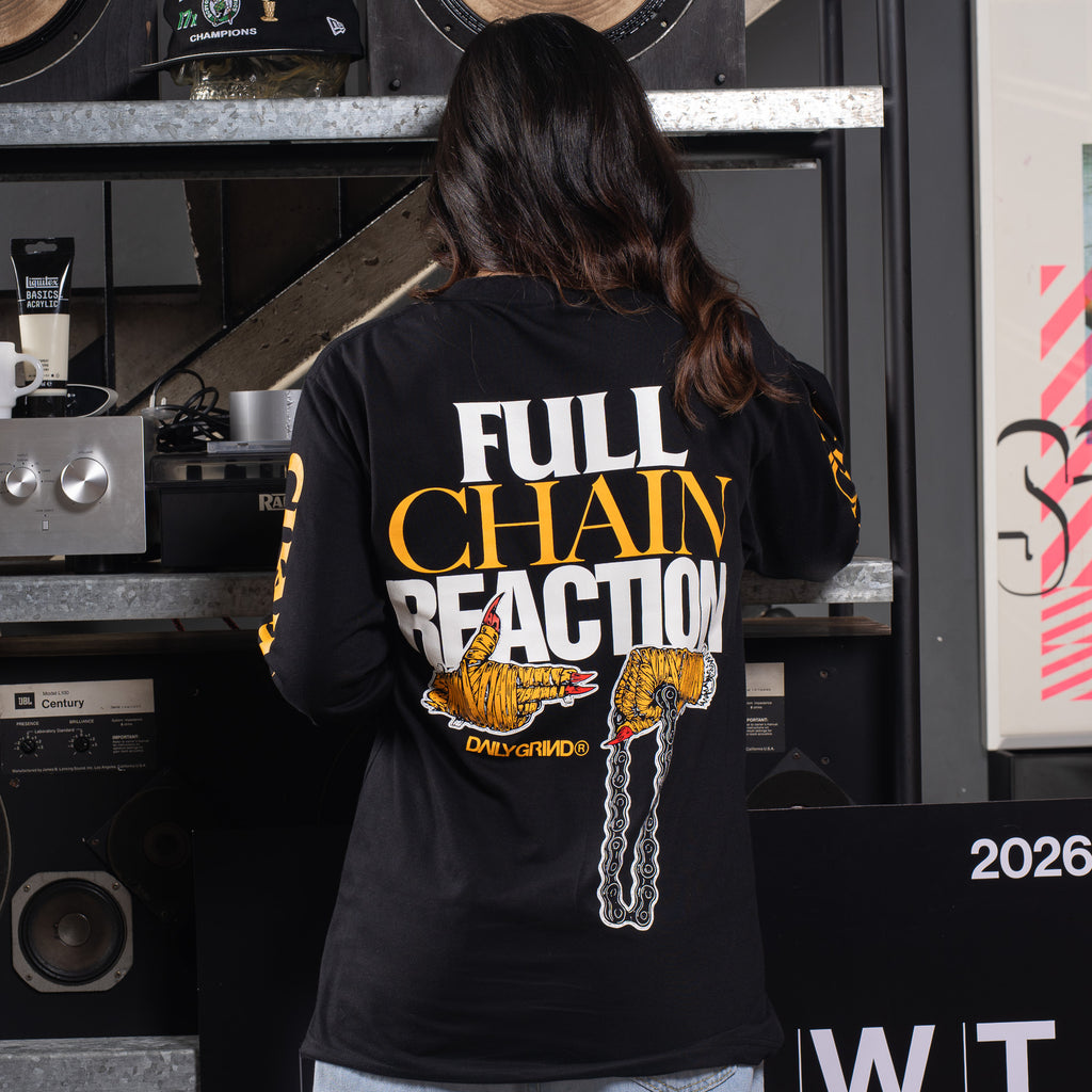 DAILY GRIND FULL CHAIN LONGSLEEVES BLACK