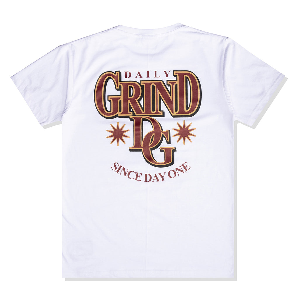 DAILY GRIND AGED TSHIRT WHITE