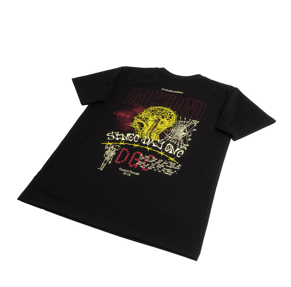 DAILY GRIND ERODED TSHIRT BLACK