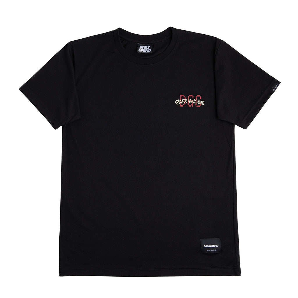 DAILY GRIND ERODED TSHIRT BLACK