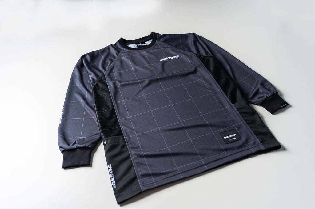 DAILY GRIND GRIDSCAPE JERSEY LONGSLEEVES BLACK
