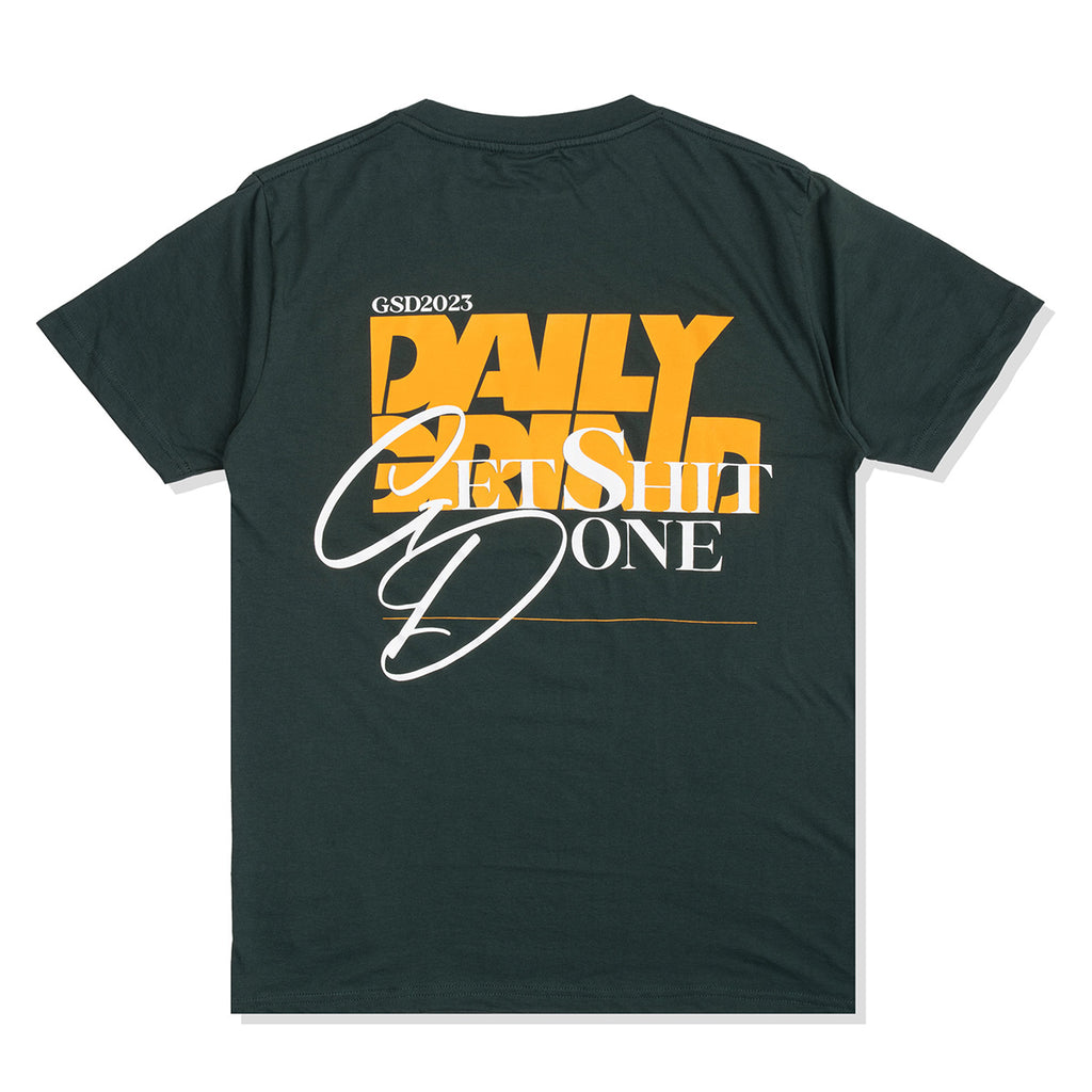 DAILY GRIND GSD2023 TSHIRT MOSS GREEN