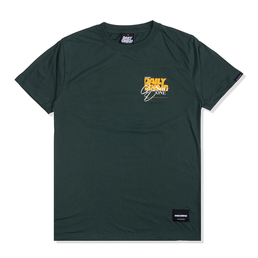 DAILY GRIND GSD TSHIRT MOSS GREEN