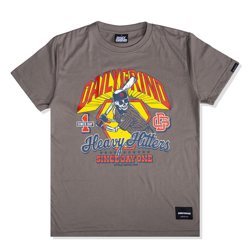 DAILY GRIND HITTERS TSHIRT GRAY
