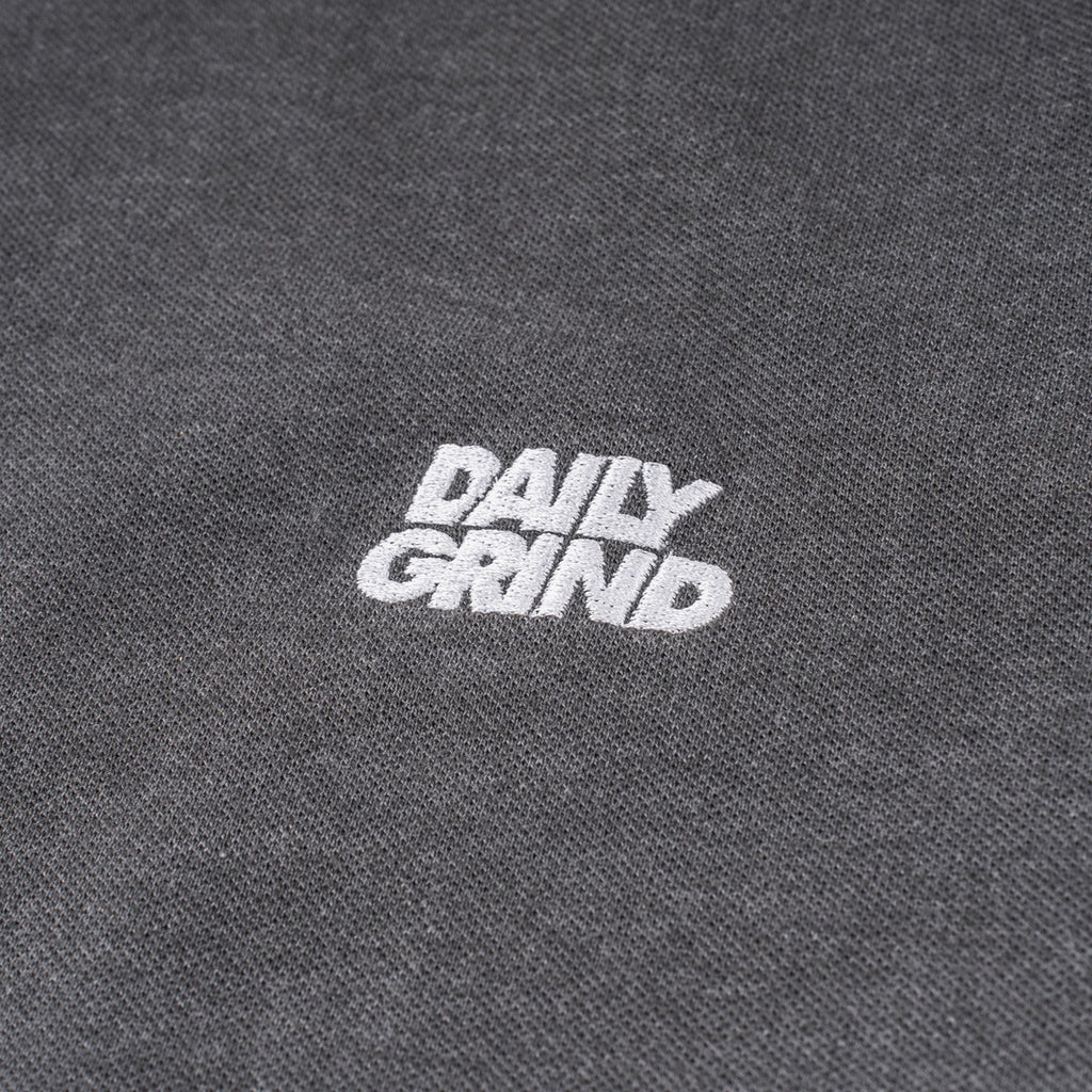 DAILY GRIND MAIN POLO SHIRT ACID BLACK/WHITE | Daily Grind Store PH