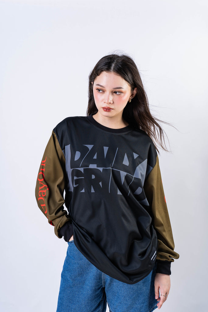 DAILY GRIND CRUCIAL JERSEY LONGSLEEVES BLACK