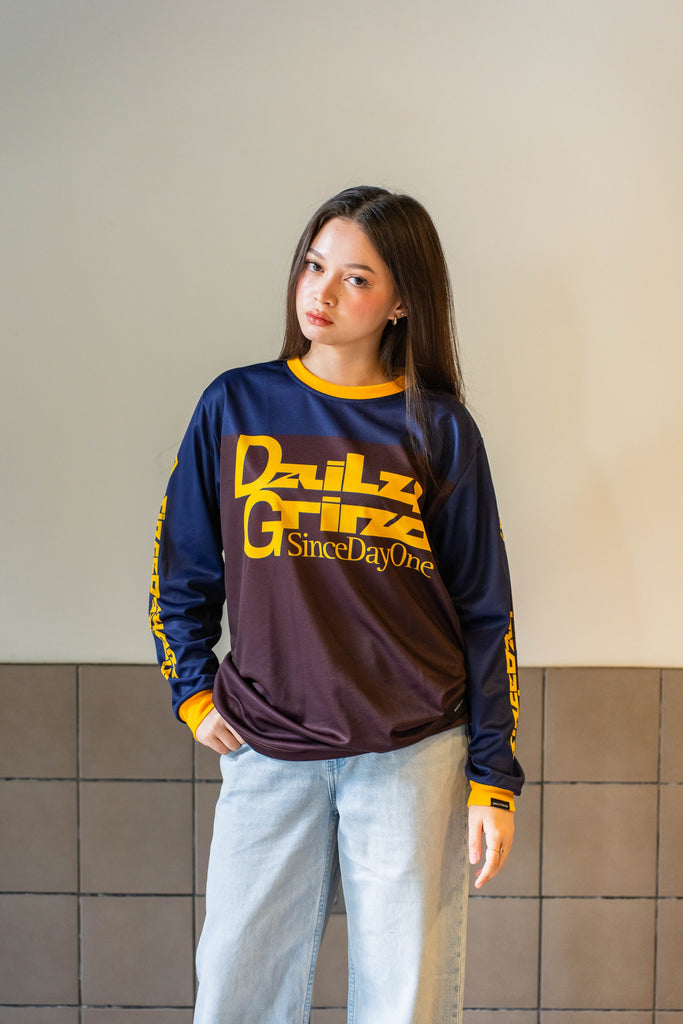 DAILY GRIND FUTURE JERSEY LONGSLEEVES BROWN