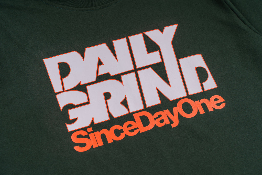 DAILY GRIND SHEAR ONE TSHIRT MOSS GREEN